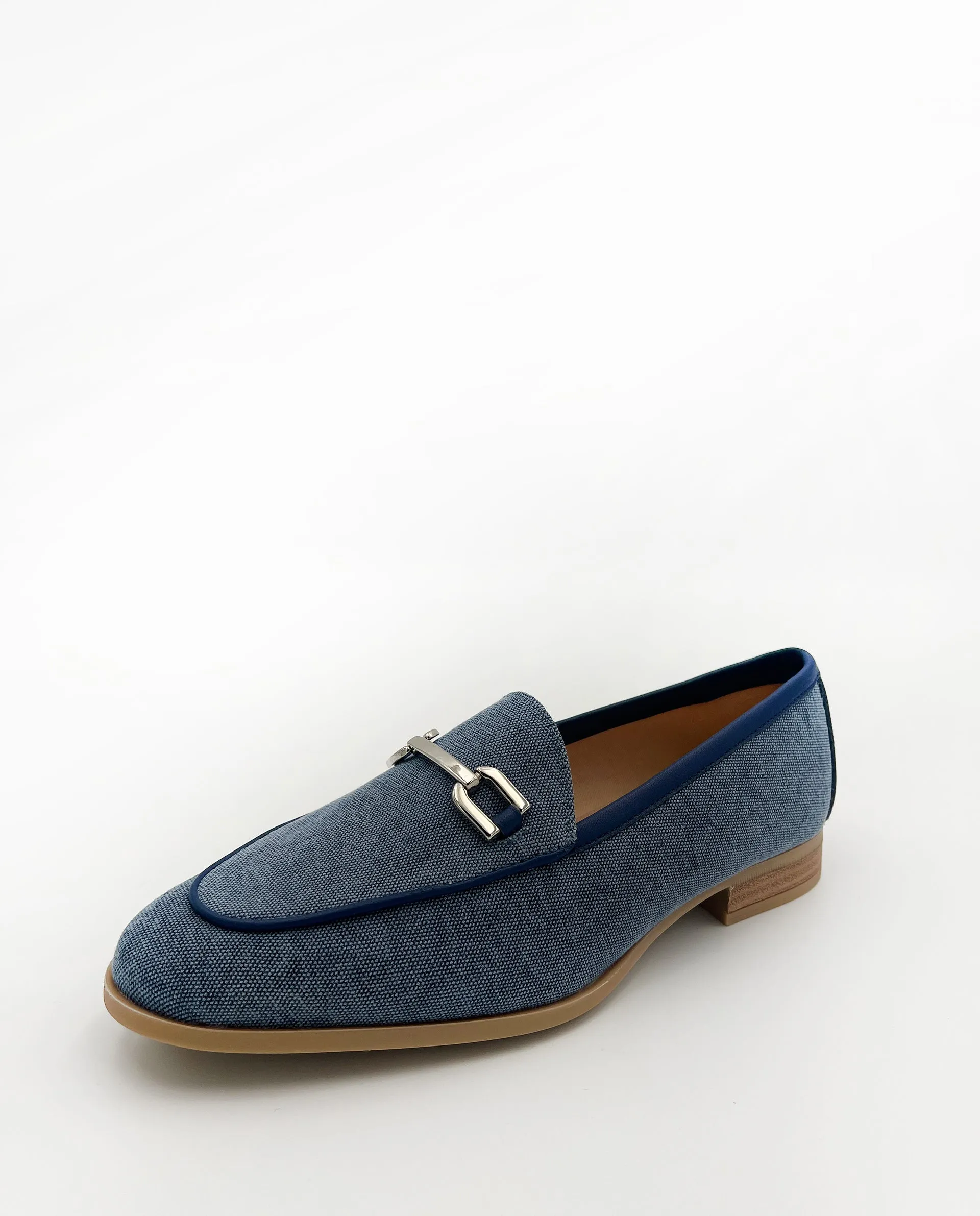 CLASSIC LOAFER IN DENIM LINEN