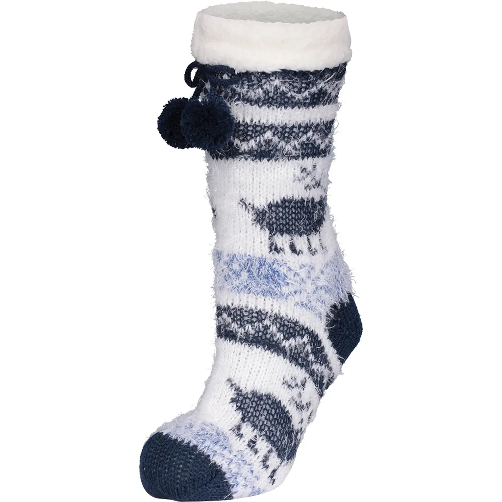 Women's Ganka Print Slipper Socks